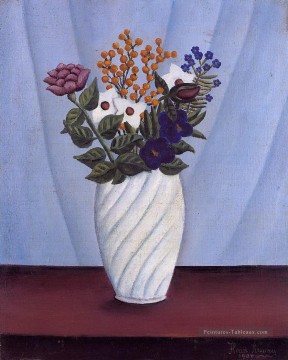 Fleurs décoratives modernes œuvres - bouquet de fleurs 1909 décoration florale Henri Rousseau